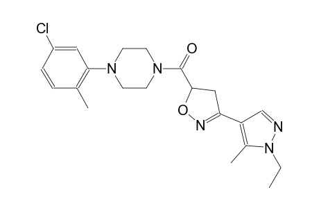 piperazine, 1-(5-chloro-2-methylphenyl)-4-[[3-(1-ethyl-5-methyl-1H-pyrazol-4-yl)-4,5-dihydro-5-isoxazolyl]carbonyl]-