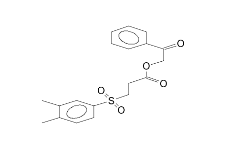 2-benzoylmethyloxycarbonylethyl 3,4-dimethylphenyl sulphone