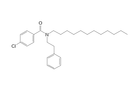 Benzamide, 4-chloro-N-(2-phenylethyl)-N-dodecyl-