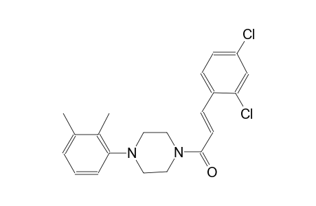 1-[(2E)-3-(2,4-dichlorophenyl)-2-propenoyl]-4-(2,3-dimethylphenyl)piperazine