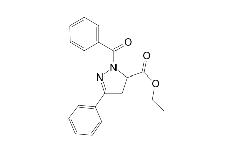 Ethyl 1-benzoyl-3-phenyl-4,5-dihydro-1H-pyrazole-5-carboxylate