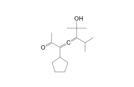 3,4-Heptadien-2-one, 3-cyclopentyl-6-hydroxy-6-methyl-5-(1-methylethyl)-