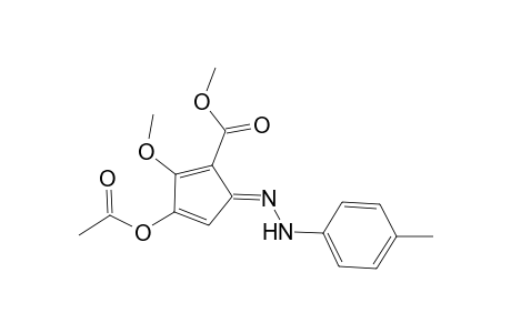 Methyl 3-acetoxy-6-[(4'-methylphenyl)amino]-2-methoxy-6-azapentafulvene-2-carboxylate