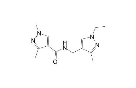N-[(1-ethyl-3-methyl-1H-pyrazol-4-yl)methyl]-1,3-dimethyl-1H-pyrazole-4-carboxamide