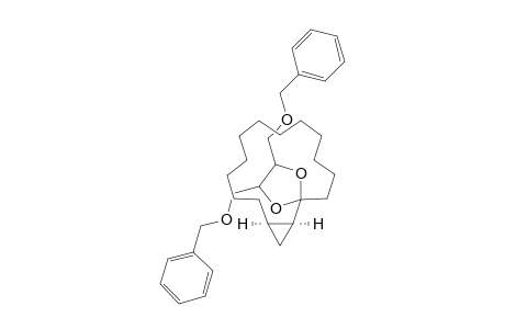 (1S,15R)-bicyclo[13.1.0]hexadecan-2-one 1,4-di-O-benzyl-d-threitol ketal