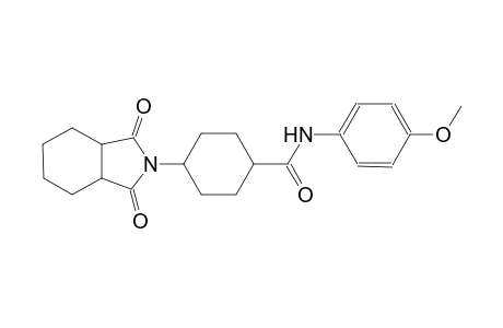 cyclohexanecarboxamide, N-(4-methoxyphenyl)-4-(octahydro-1,3-dioxo-2H-isoindol-2-yl)-