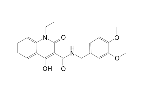 N-(3,4-dimethoxybenzyl)-1-ethyl-4-hydroxy-2-oxo-1,2-dihydro-3-quinolinecarboxamide