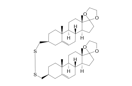 3-BETA-THIOLMETHYL-17-(1',2'-DIOXYETHYL)-ANDROST-5-ENE-DISULFIDE