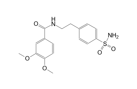 N-{2-[4-(aminosulfonyl)phenyl]ethyl}-3,4-dimethoxybenzamide