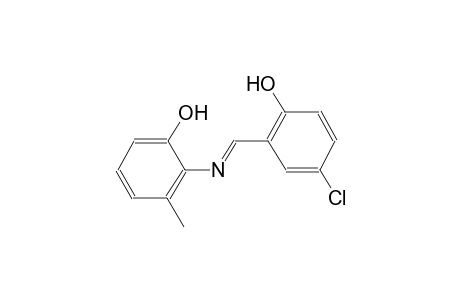 phenol, 2-[[(E)-(5-chloro-2-hydroxyphenyl)methylidene]amino]-3-methyl-
