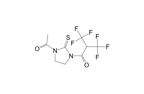 2-Imidazolidinethione, 1-acetyl-3-[3,3,3-trifluoro-1-oxo-2-(trifluoromethyl)propyl]-