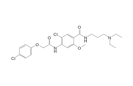6'-chloro-2-(p-chlorophenoxy)-4'-{[3-(diethylamino)propyl]crabamoyl}-m-acetanisidide