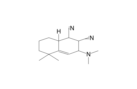 1,2-NAPHTHALENEDICARBONITRILE, 3-(DIMETHYLAMINO)-1,2,3,5,6,7,8,8A-OCTAHYDRO-5,5-DIMETHYL-