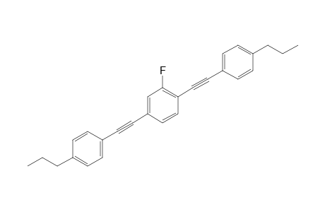 2-Fluoro-1,4-bis[2-(4-propylphenyl)ethynyl]benzene