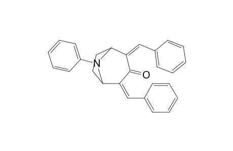 2,4-Dibenzylidene-8-phenyl-8-azabicyclo[3.2.1]octan-3-one