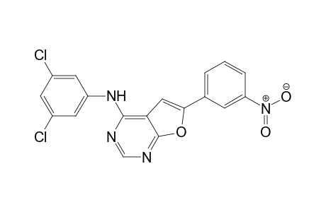 N-(3,5-Dichlorophenyl)-6-(3-nitrophenyl)furo[2,3-d]pyrimidin-4-amine