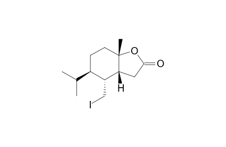 (3aR,4R,5R,7aS)-4-(iodanylmethyl)-7a-methyl-5-propan-2-yl-3,3a,4,5,6,7-hexahydro-1-benzofuran-2-one