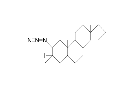2b-Azido-3a-iodo-3b-methyl-5a-androstane
