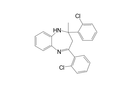 2-Methyl-2,4-bis(2-chlorophenyl)-2,3-dihydro-1H-1,5-benzodiazepine