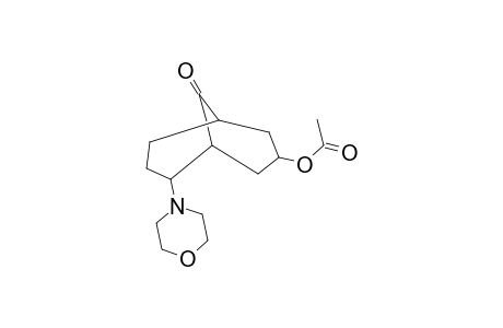 ACETIC ACID, 6-MORPHOLIN-4-YL-9-OXO-BICYCLO[3.3.1]NON-3-YL ESTER