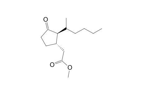 (1S,2S)-Methyl 2-(1'-methylpentyl)-3-oxocyclopentane-1-acetate