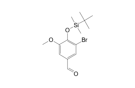 3-BROMO-4-(TERT.-BUTYLDIMETHYLSILYLOXY)-5-METHOXYBENZALDEHYDE