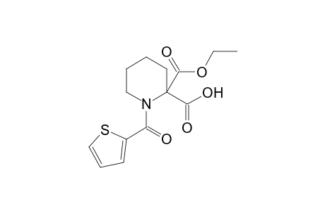 1-(Thiophene-2-carbonyl)-2-carboethoxypiperidine-2-carboxylic acid