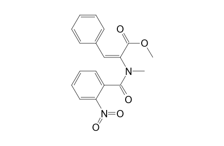 2-Propenoic acid, 2-[methyl(2-nitrobenzoyl)amino]-3-phenyl-, methyl ester