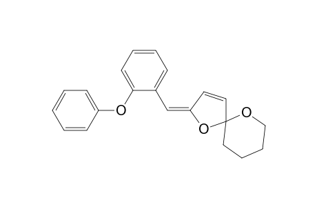 (E)-2-(2-phenoxy-benzylidene)-1,6-dioxa-spiro[4,5]dec-3-en