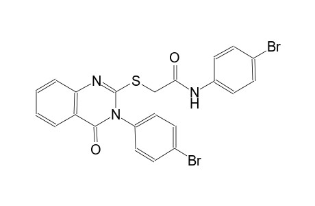 N-(4-bromophenyl)-2-{[3-(4-bromophenyl)-4-oxo-3,4-dihydro-2-quinazolinyl]sulfanyl}acetamide