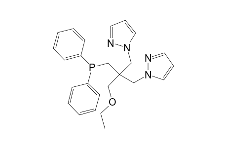 3-(Diphenylphosphanyl)-2,2-bis(pyrazol-1-yl-methyl)propyl Ethyl Ether