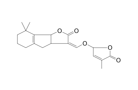 (3Z)-3-[(5-keto-4-methyl-2H-furan-2-yl)oxymethylene]-8,8-dimethyl-3a,4,5,6,7,8b-hexahydroindeno[1,2-b]furan-2-one