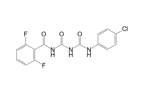 Benzamide, N-[[[[(4-chlorophenyl)amino]carbonyl]amino]carbonyl]-2,6-difluoro-