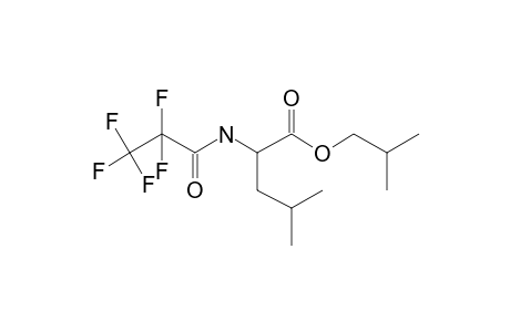 L-Leucine. N-pentafluoropropionyl-, isobutyl ester