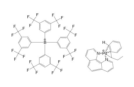 (1,10-PHENANTHROLINE)PD(3-ETA-CH(ET)C6H4-PARA-H)+((CF3)2C6H3)4B-