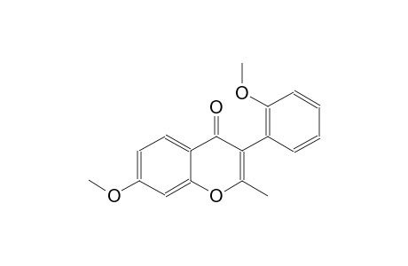 4H-1-benzopyran-4-one, 7-methoxy-3-(2-methoxyphenyl)-2-methyl-