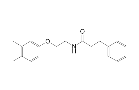benzenepropanamide, N-[2-(3,4-dimethylphenoxy)ethyl]-