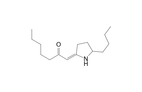 1-(5-butyl-2-pyrrolidinylidene)-2-heptanone