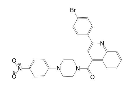 2-(4-bromophenyl)-4-{[4-(4-nitrophenyl)-1-piperazinyl]carbonyl}quinoline