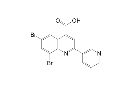 6,8-dibromo-2-(3-pyridyl)cinchoninic acid
