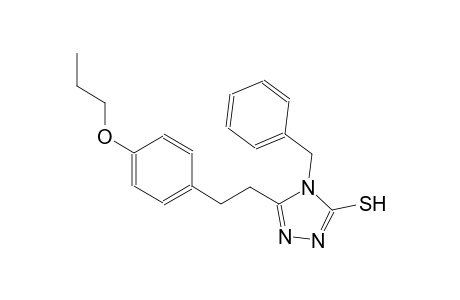 4-benzyl-5-[2-(4-propoxyphenyl)ethyl]-4H-1,2,4-triazole-3-thiol