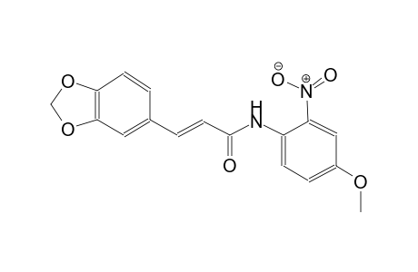 2-propenamide, 3-(1,3-benzodioxol-5-yl)-N-(4-methoxy-2-nitrophenyl)-, (2E)-