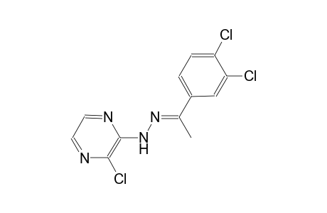 (1E)-1-(3,4-dichlorophenyl)ethanone (3-chloro-2-pyrazinyl)hydrazone