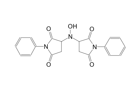 3-[(2,5-dioxo-1-phenyl-3-pyrrolidinyl)(hydroxy)amino]-1-phenyl-2,5-pyrrolidinedione