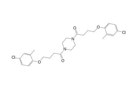 1,4-bis[4-(4-chloro-2-methylphenoxy)butanoyl]piperazine