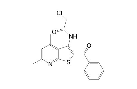 N-(2-benzoyl-4,6-dimethylthieno[2,3-b]pyridin-3-yl)-2-chloroacetamide