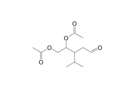 4,5-Diacetoxy-3-isopropylpentanal