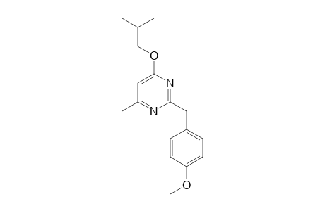 Pyrimidine, 2-[(4-methoxyphenyl)methyl]-4-methyl-(2-methylpropoxy)-