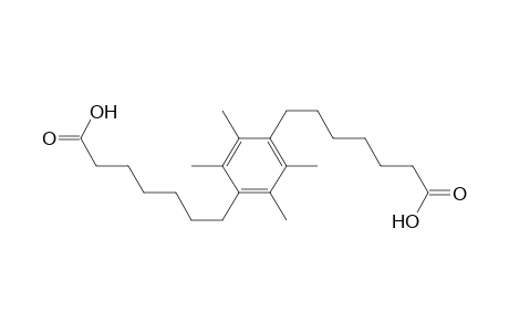 1,4-Benzenediheptanoic acid, 2,3,5,6-tetramethyl-