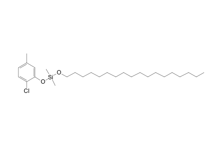 Silane, dimethyl(2-chloro-5-methylphenoxy)octadecyloxy-